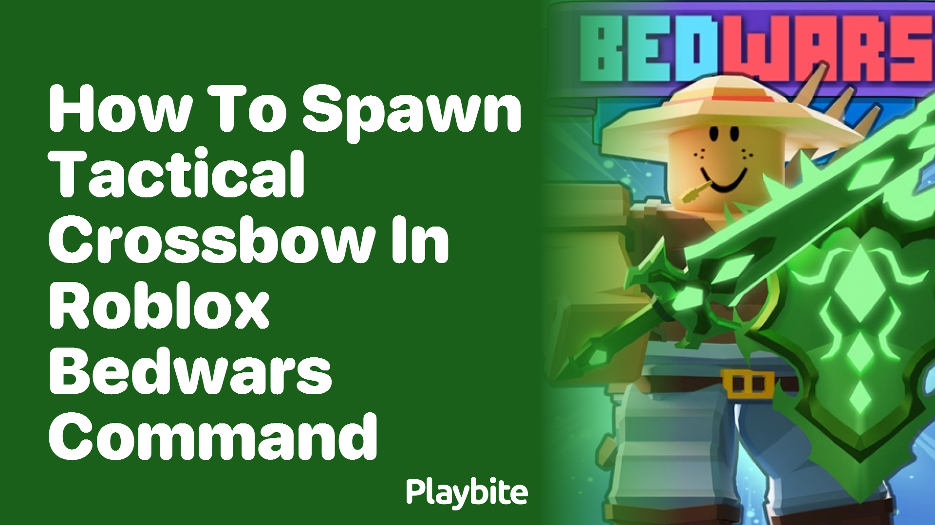 How to Spawn the Tactical Crossbow in Roblox Bedwars with a Command