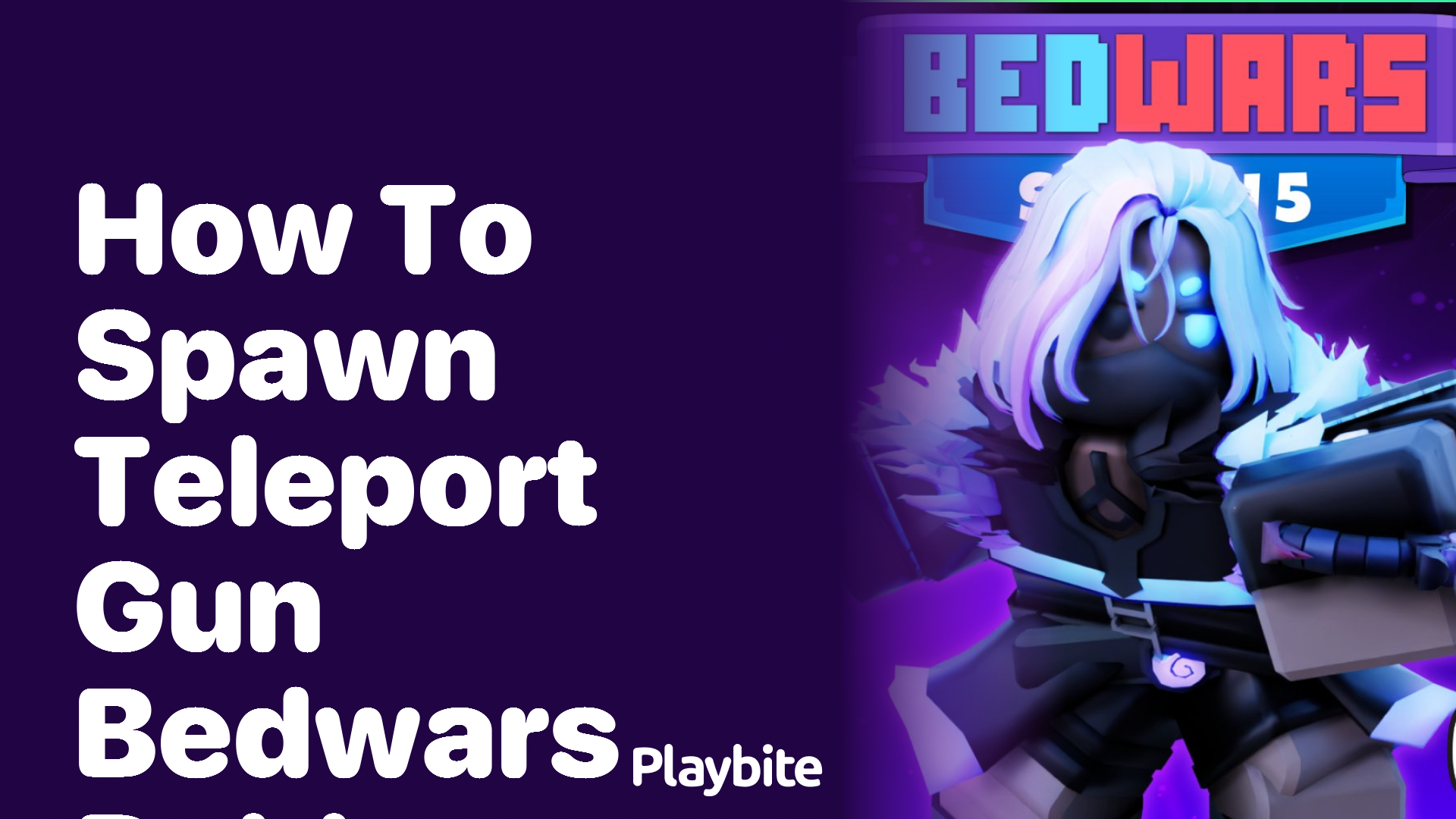 How to Spawn the Teleport Gun in Bedwars Roblox