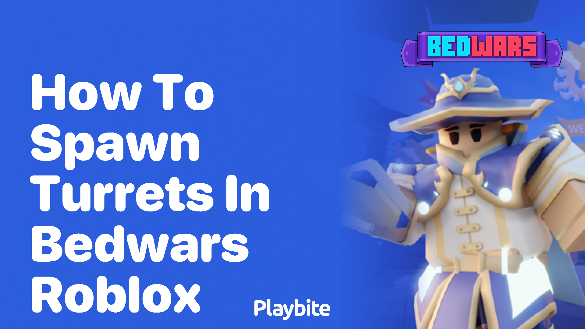 How to Spawn Turrets in Bedwars Roblox