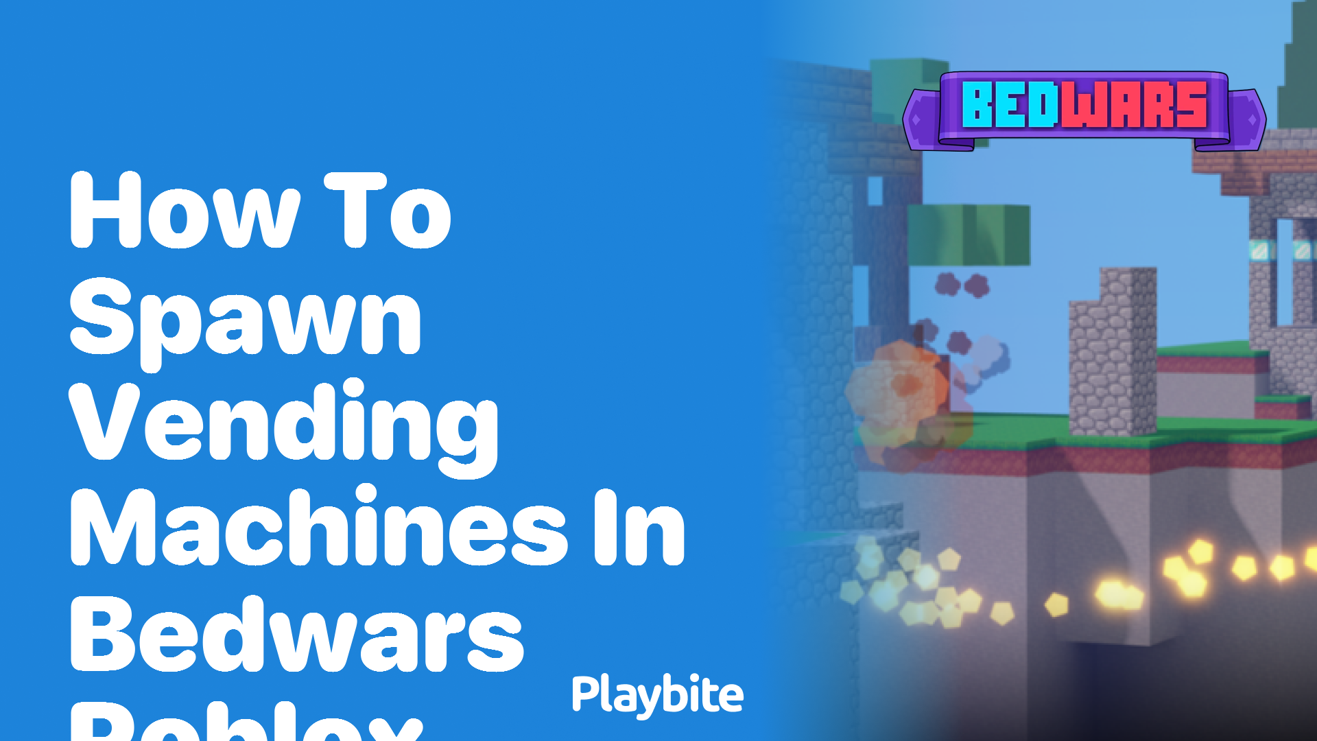 How to Spawn Vending Machines in Bedwars Roblox - Playbite