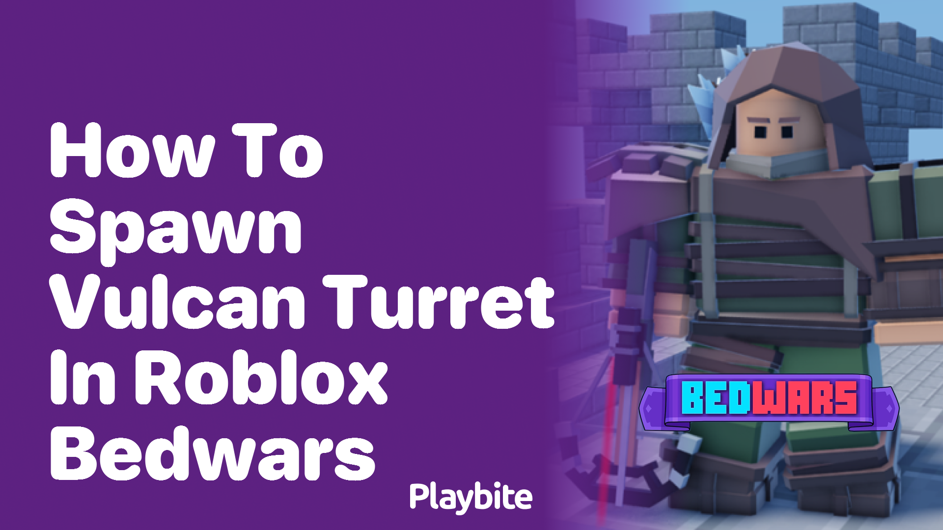 How to Spawn Vulcan Turret in Roblox Bedwars