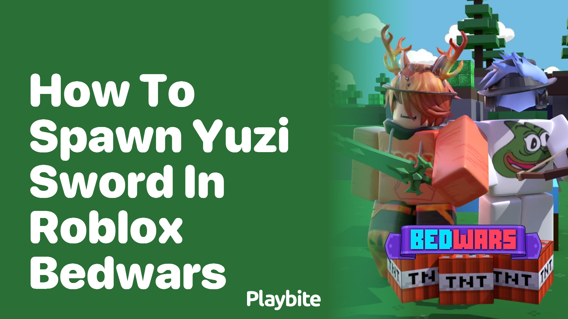 How to Spawn the Yuzi Sword in Roblox Bedwars