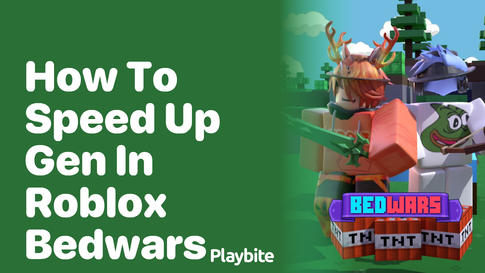 How to Speed Up Your Generator in Roblox Bedwars