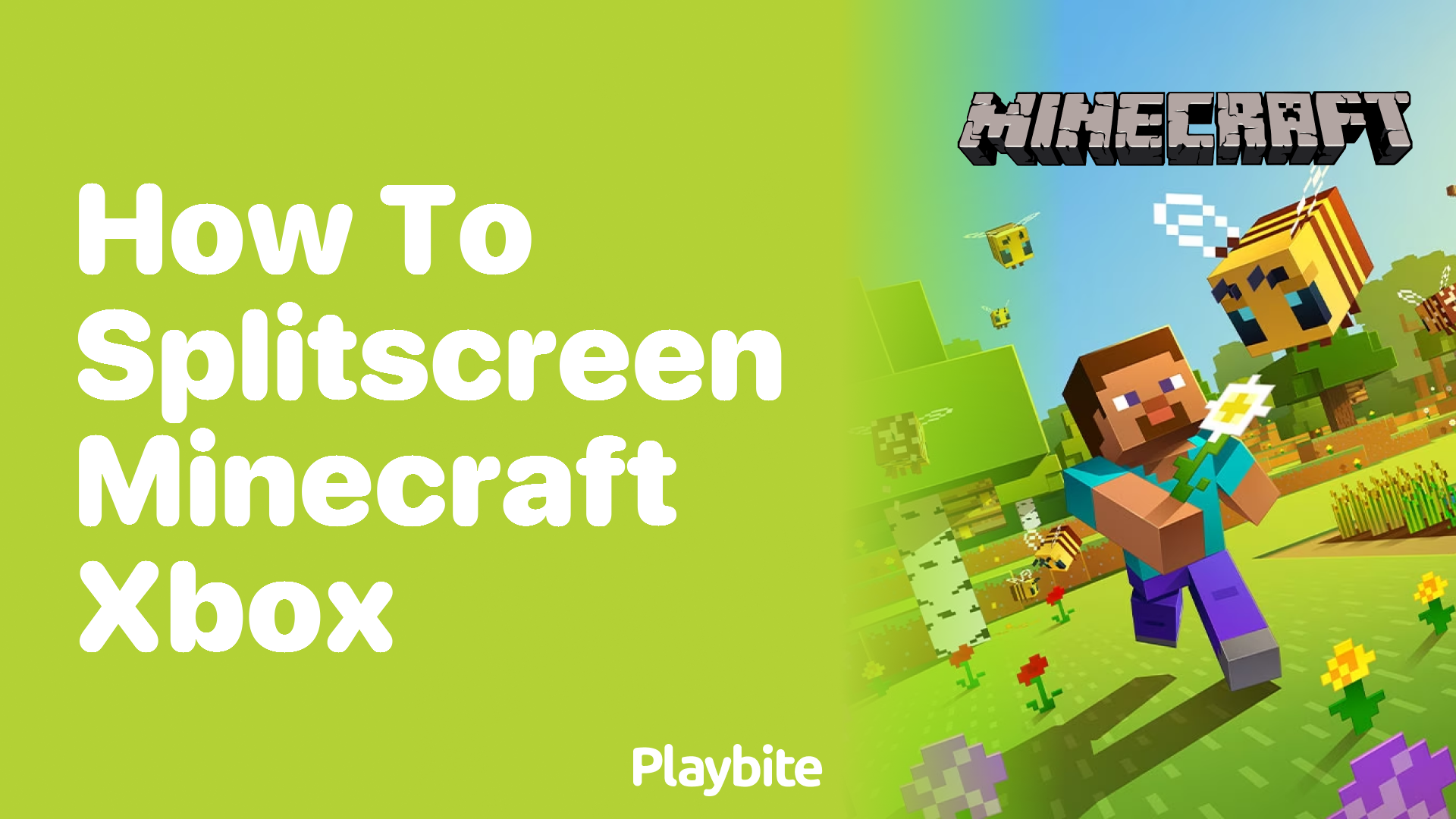 How to Split-Screen Minecraft on Xbox - Playbite