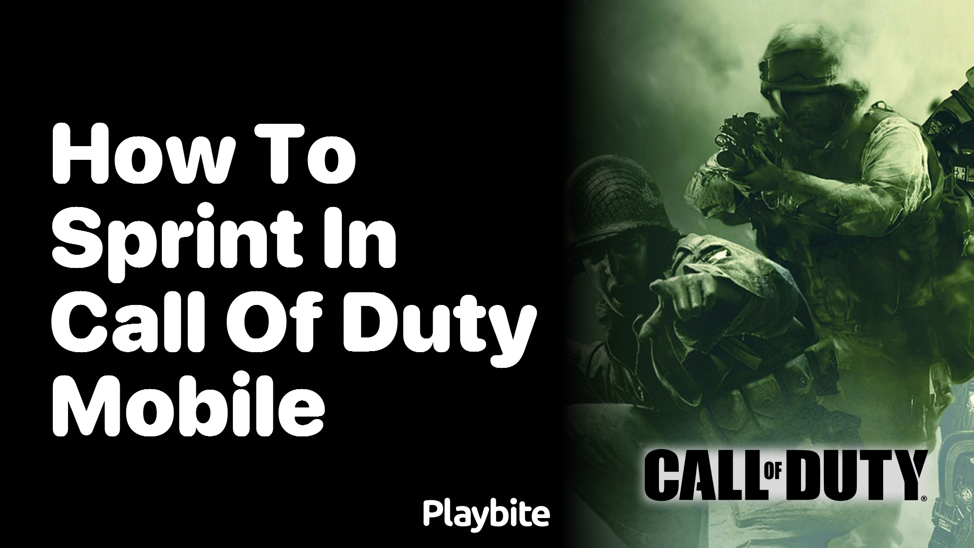 How to Sprint in Call of Duty Mobile