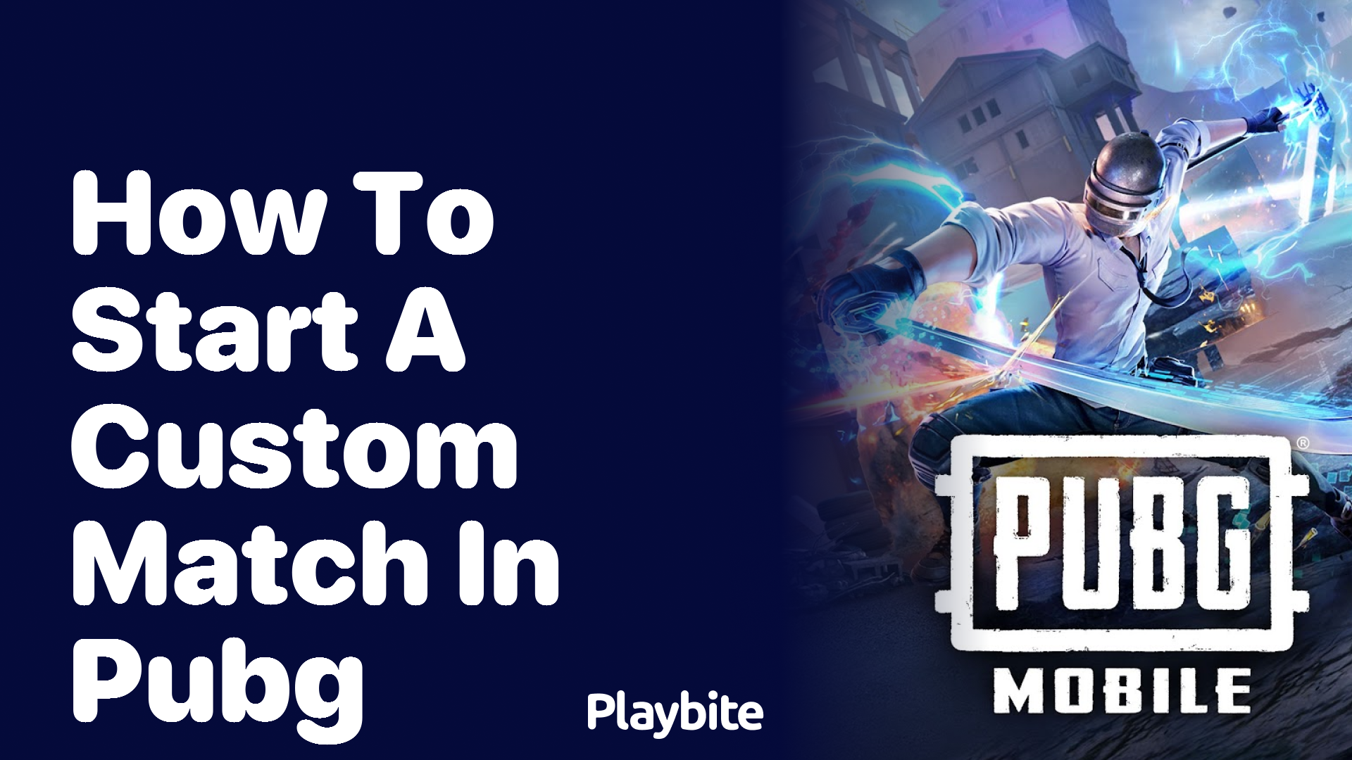 How to Start a Custom Match in PUBG Mobile