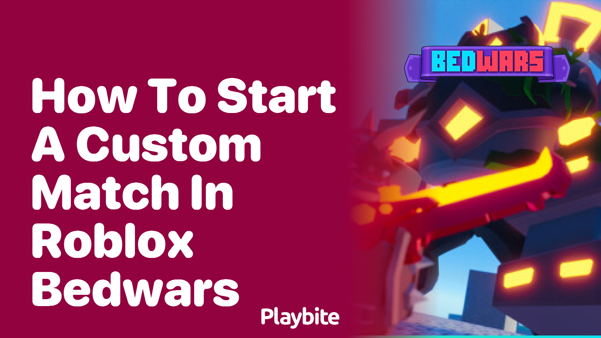 How to Start a Custom Match in Roblox Bedwars