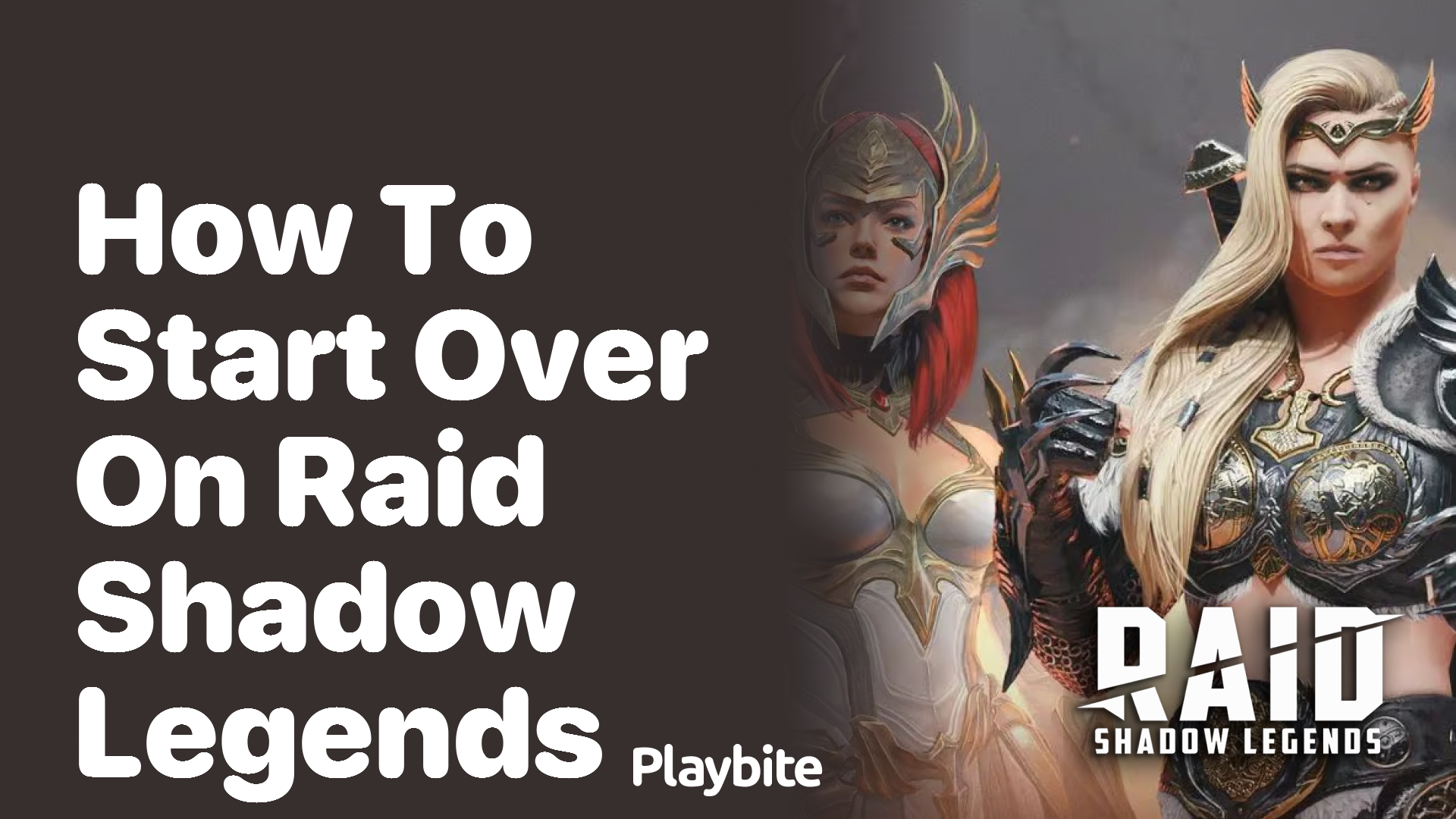 How to Start Over in Raid Shadow Legends