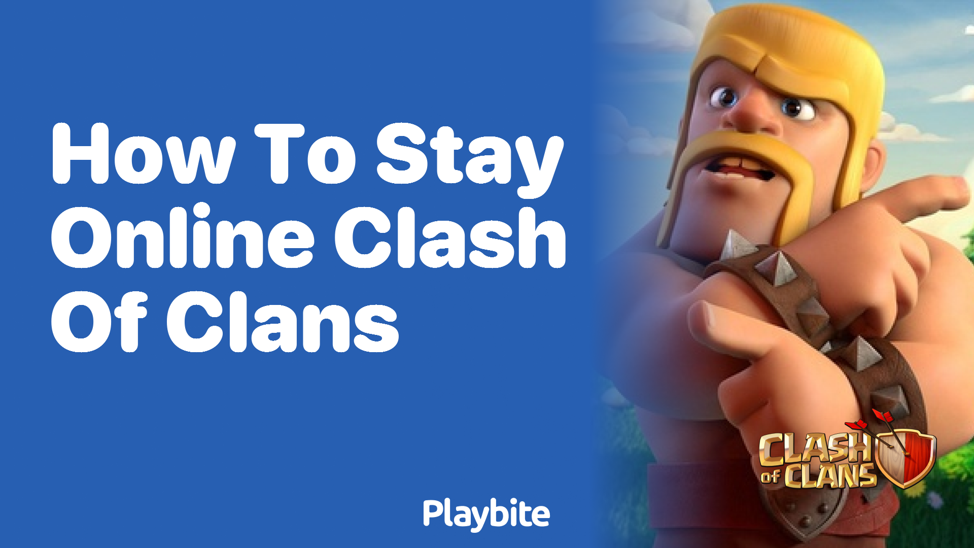 How to Stay Online in Clash of Clans