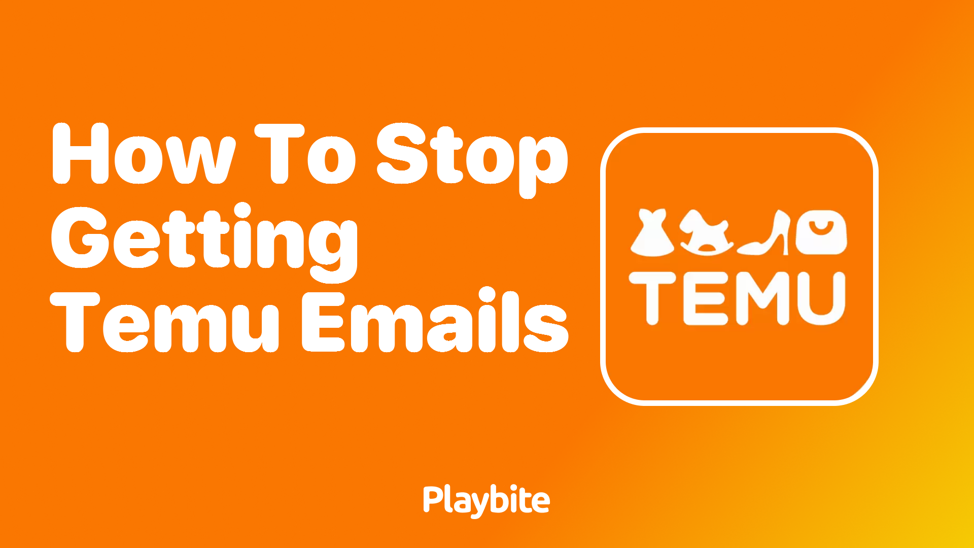 how to stop getting spam emails from temu