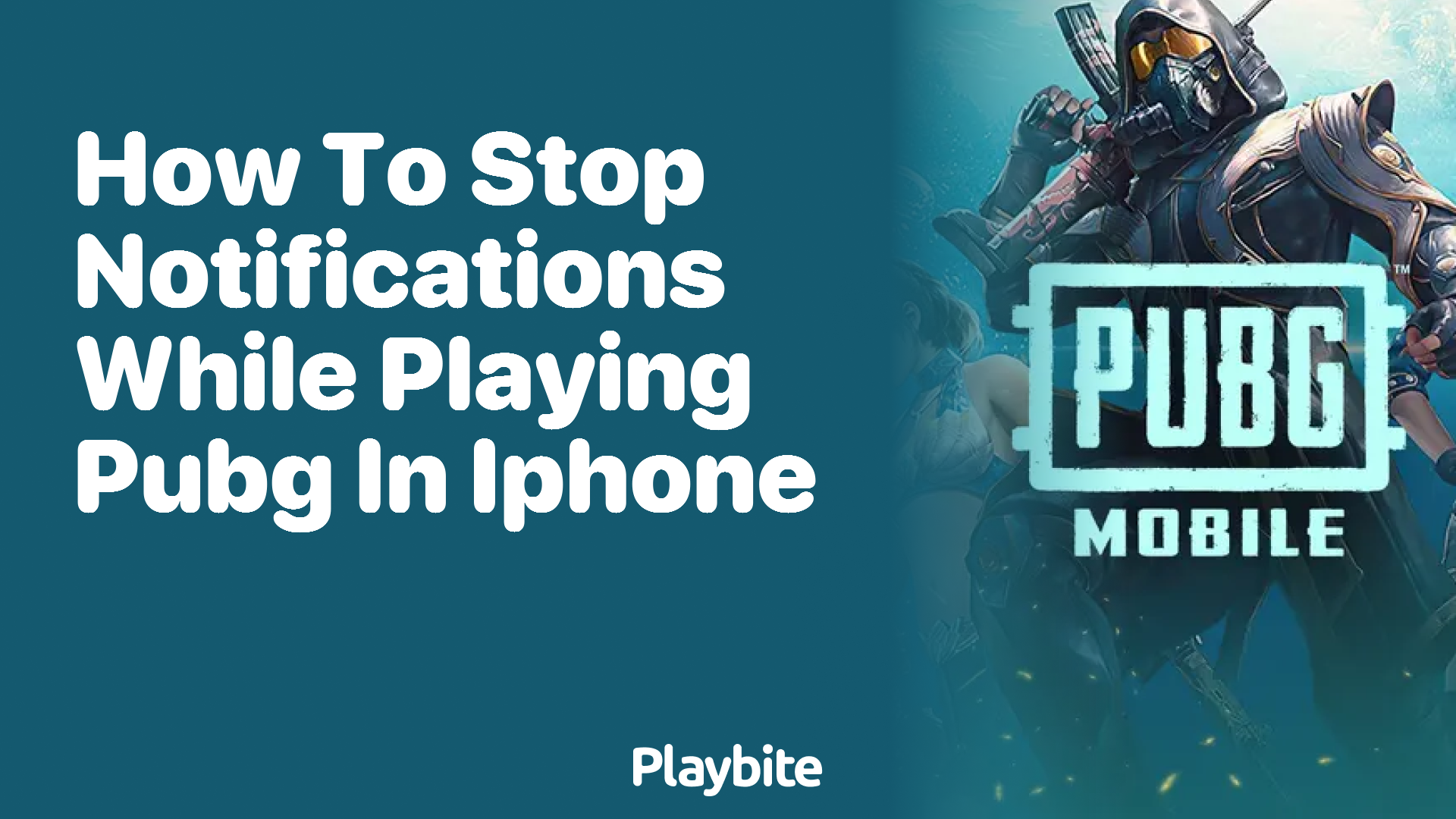 How to Stop Notifications While Playing PUBG on iPhone