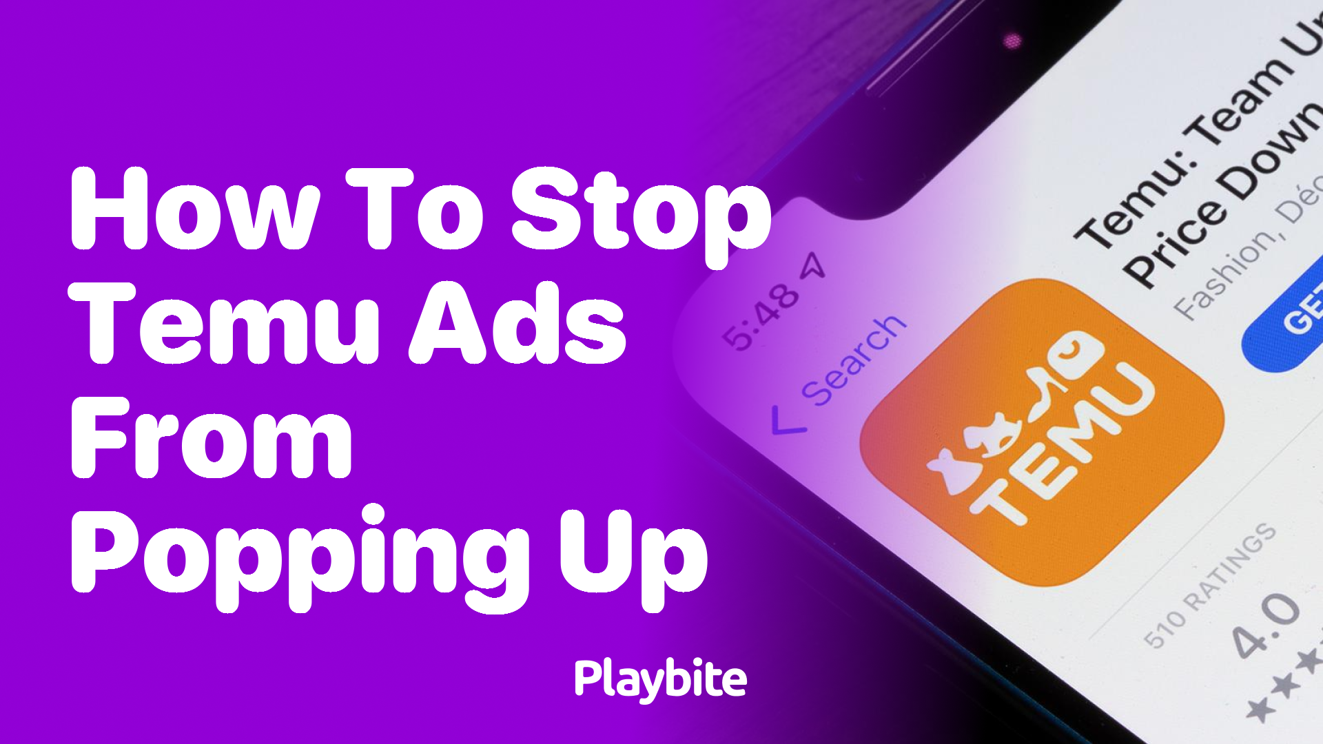 How to Stop Temu Ads From Popping Up