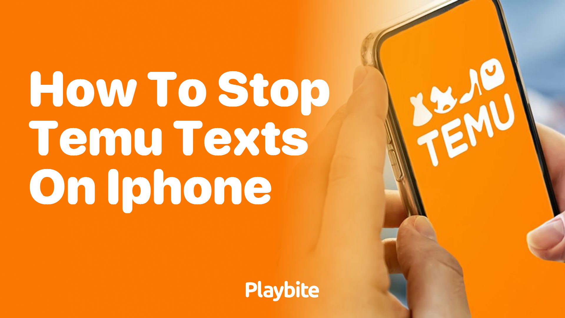 How to Stop Temu Texts on Your iPhone?