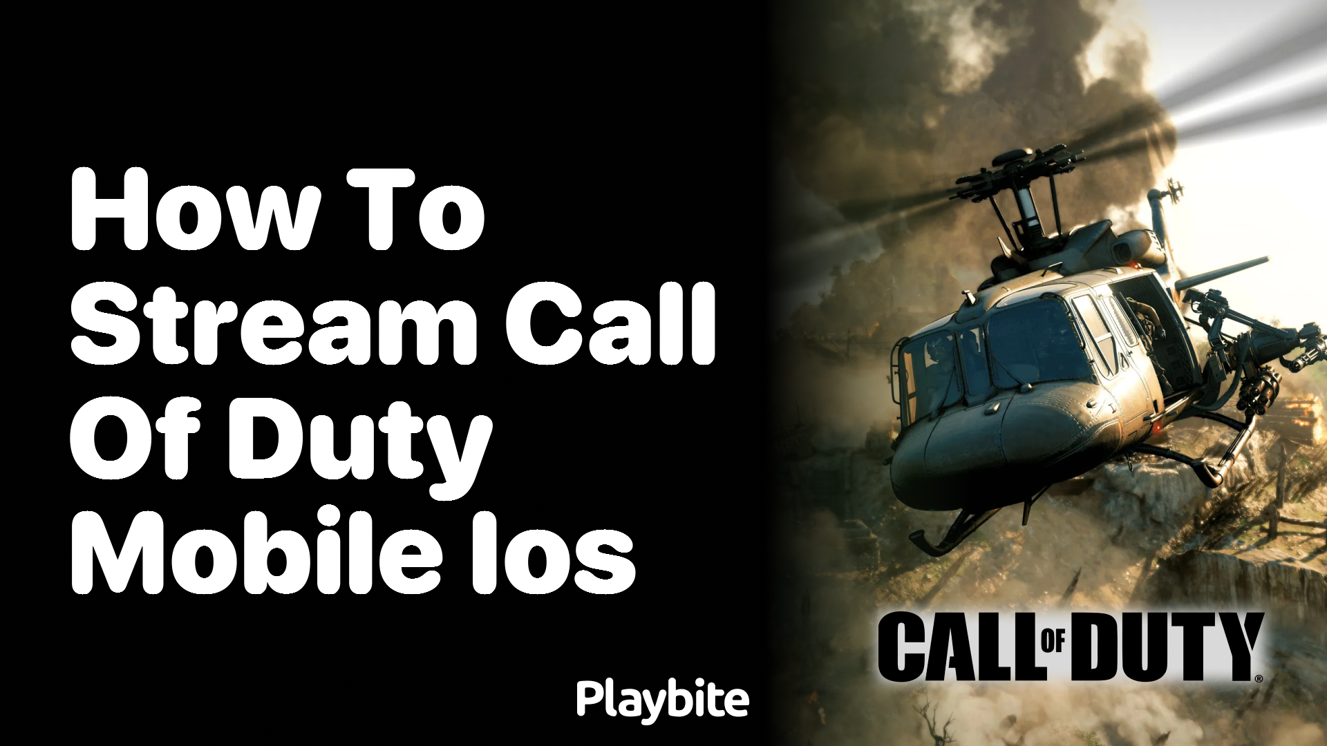 How to Stream Call of Duty Mobile on iOS Devices