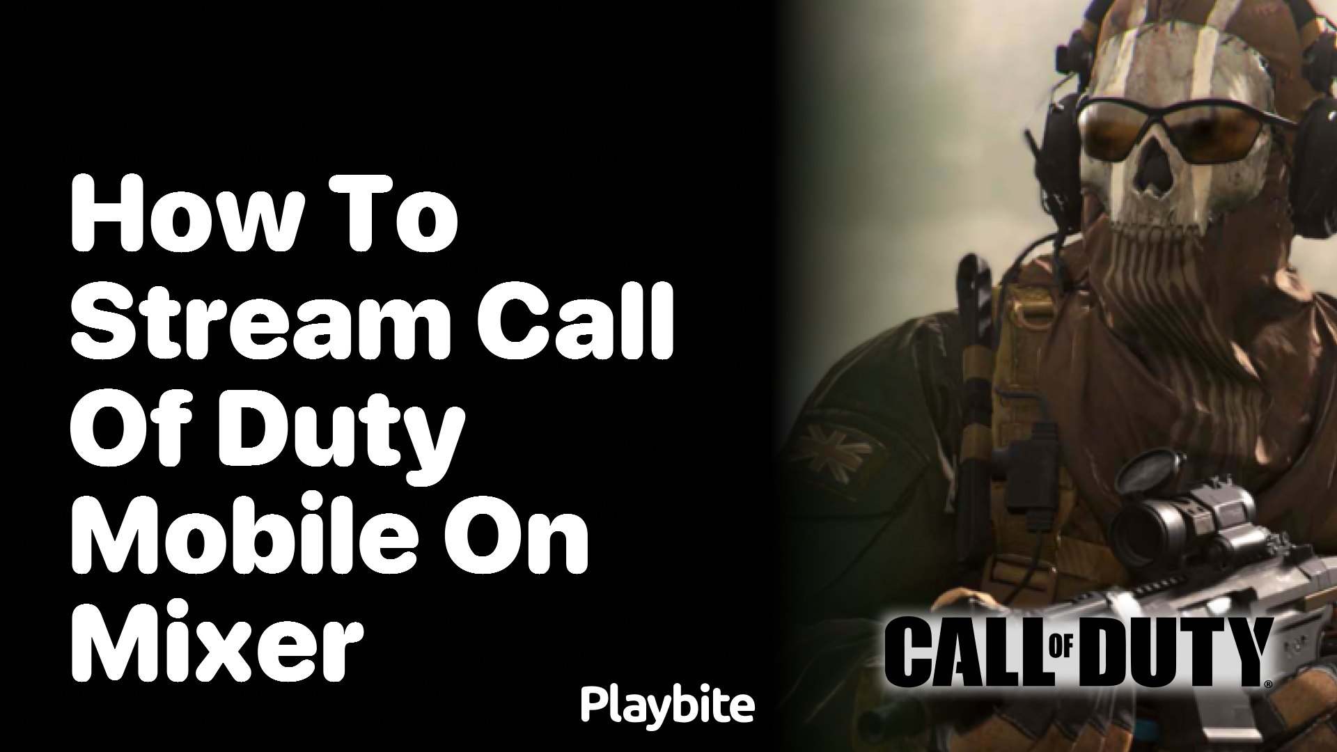 How to Stream Call of Duty Mobile on Mixer