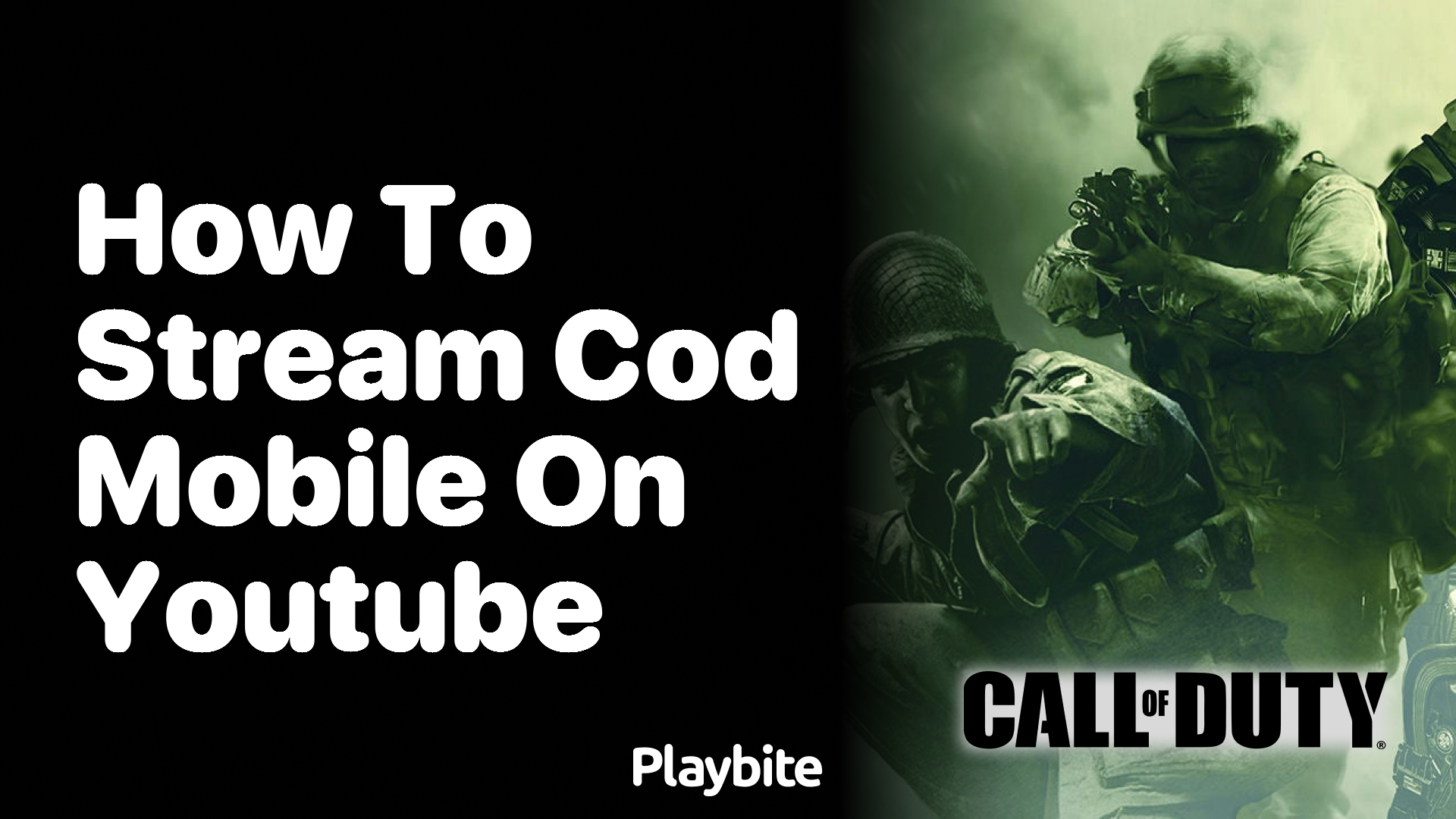 How to Stream COD Mobile on YouTube: A Simple Guide - Playbite