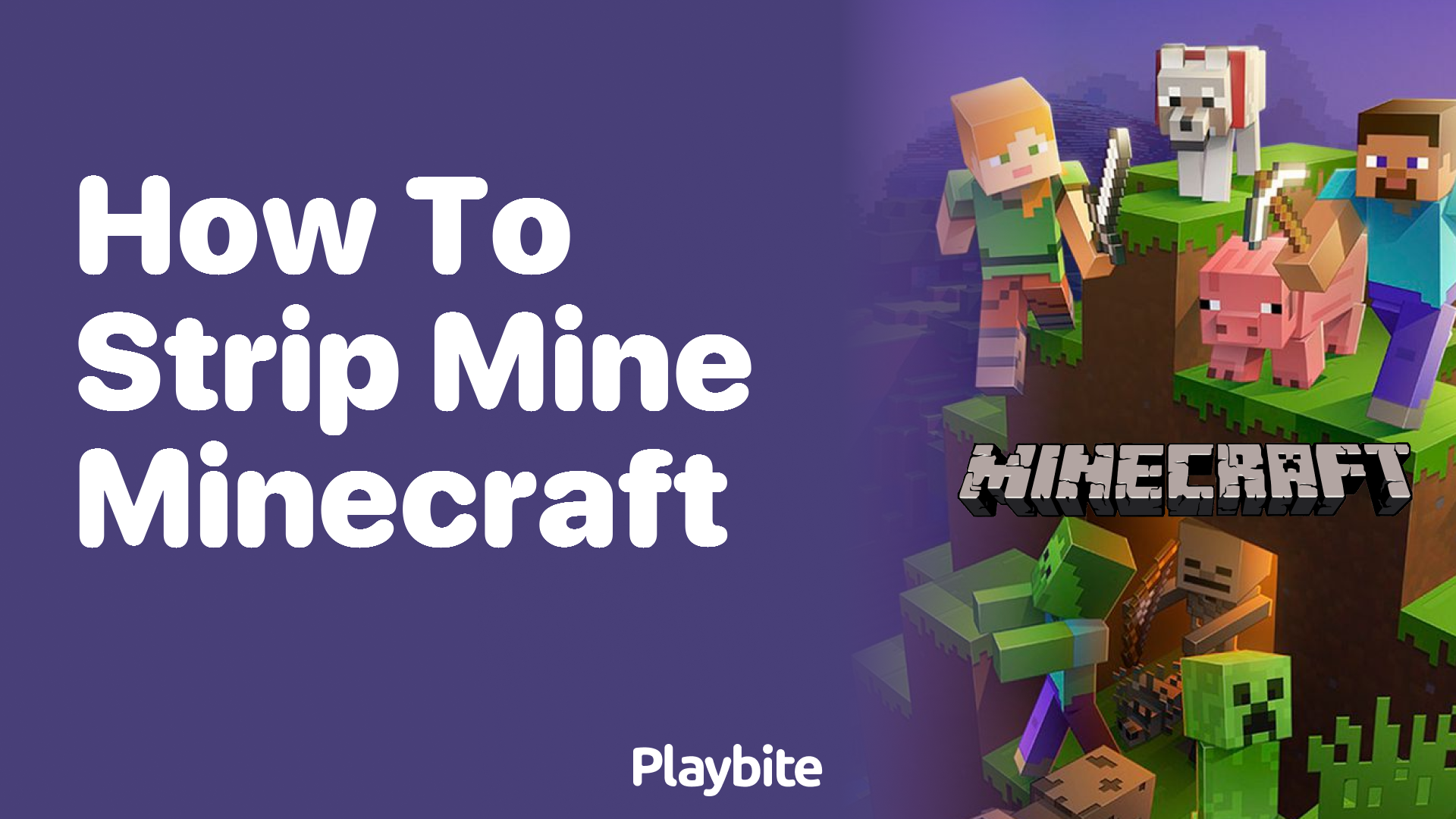 How To Strip Mine In Minecraft A Simple Guide Playbite 9308