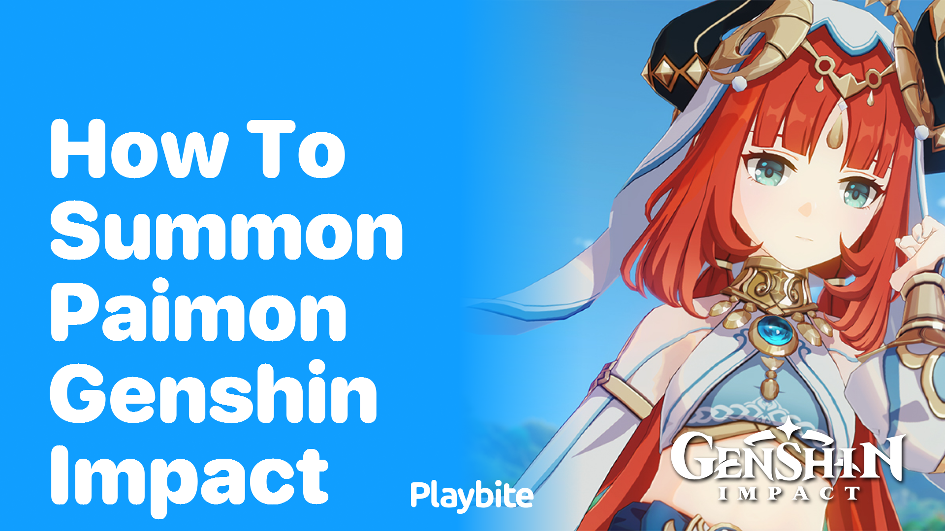 How to Summon Paimon in Genshin Impact - Playbite