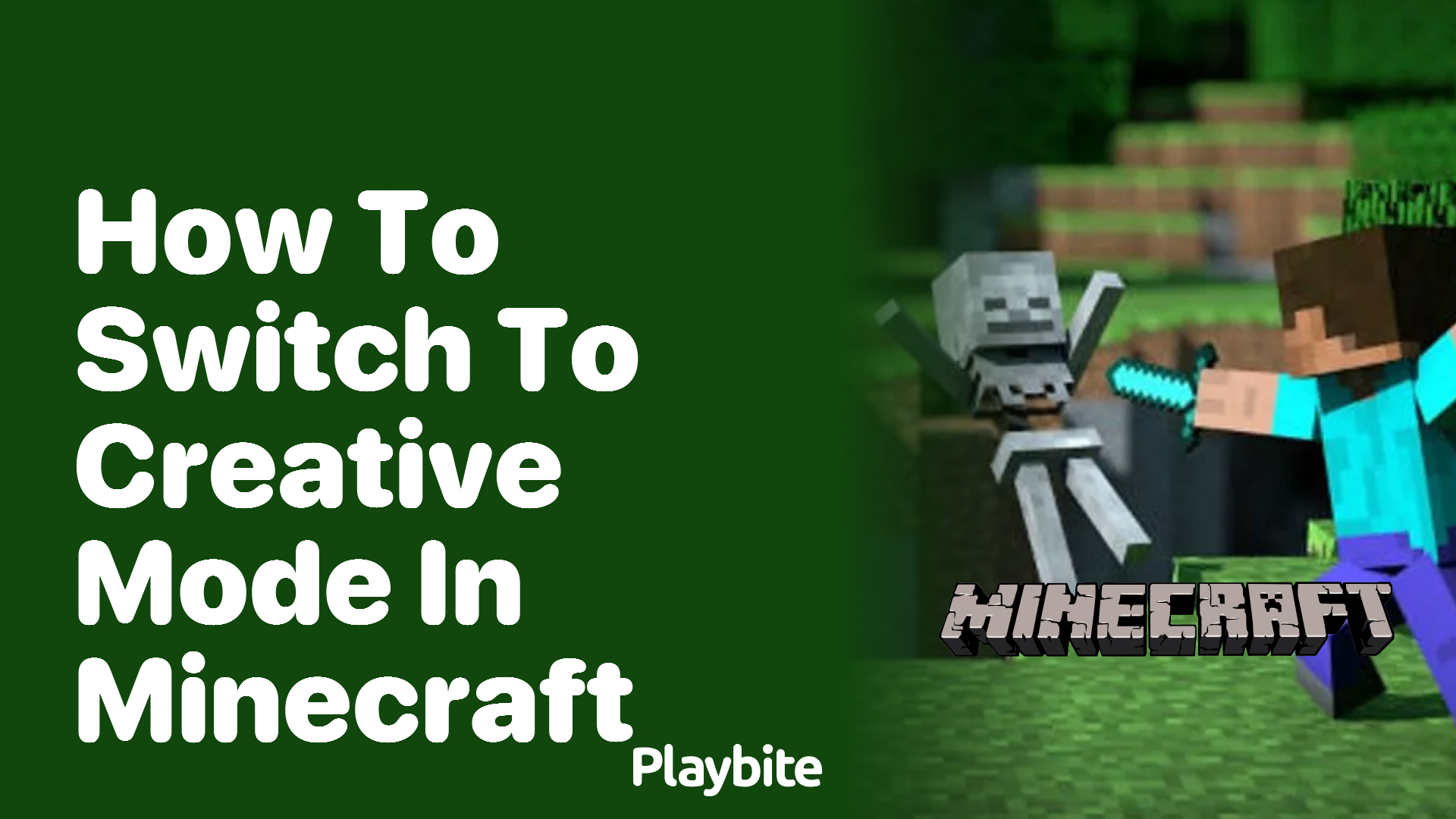 How to Switch to Creative Mode in Minecraft