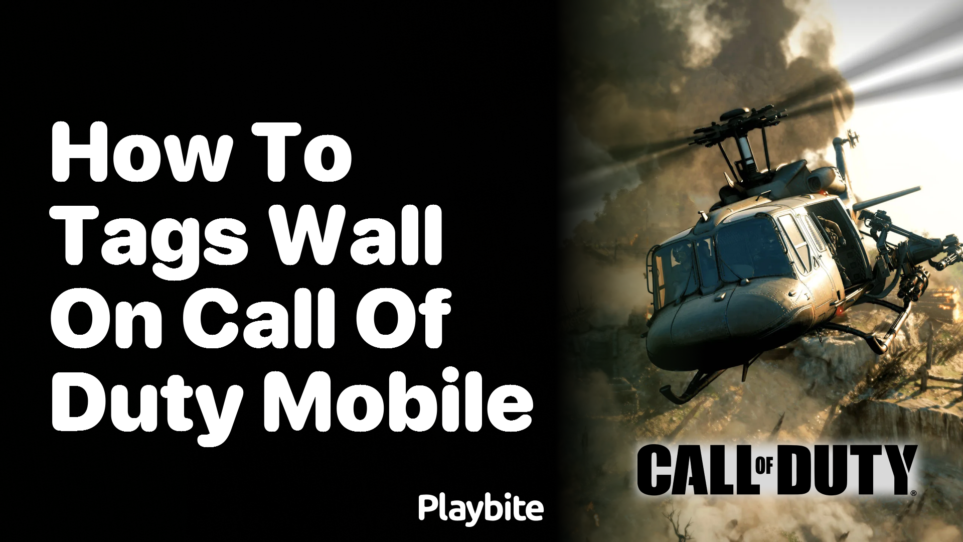 How to Tag Walls in Call of Duty Mobile