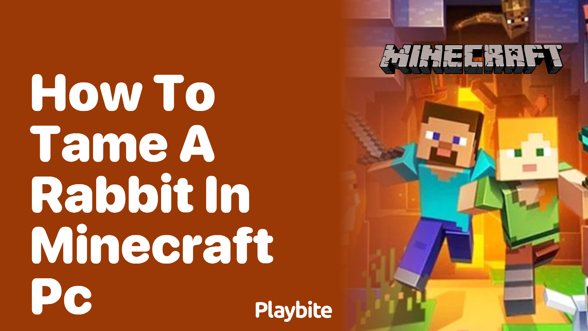 How to Tame a Rabbit in Minecraft PC - Playbite