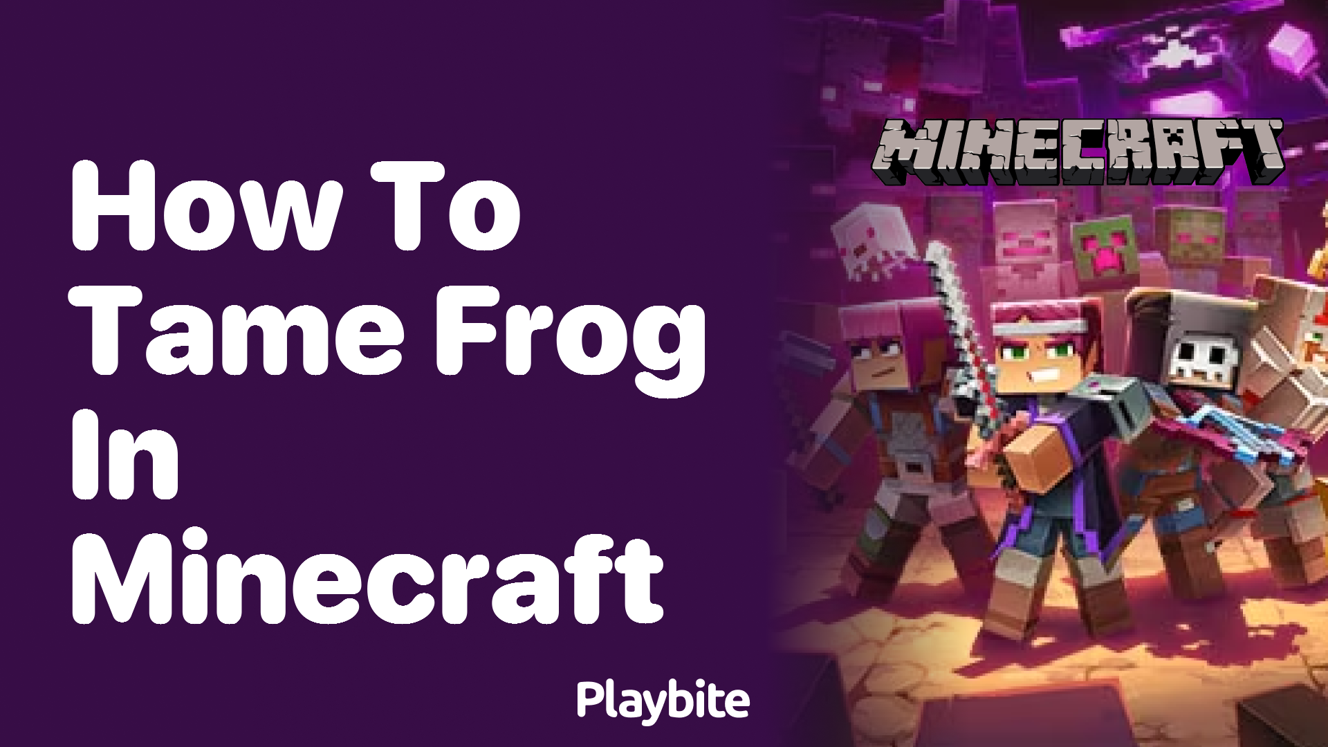 How to tame frogs in Minecraft - Dot Esports