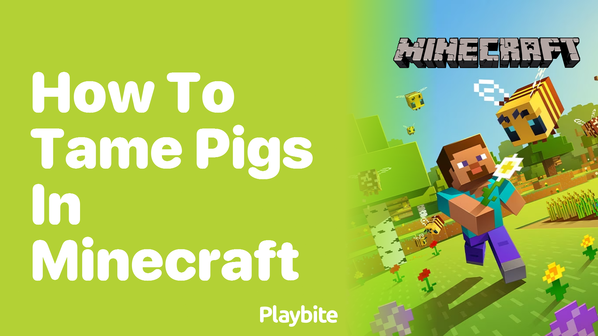 How To Tame Pigs in Minecraft: A Simple Guide