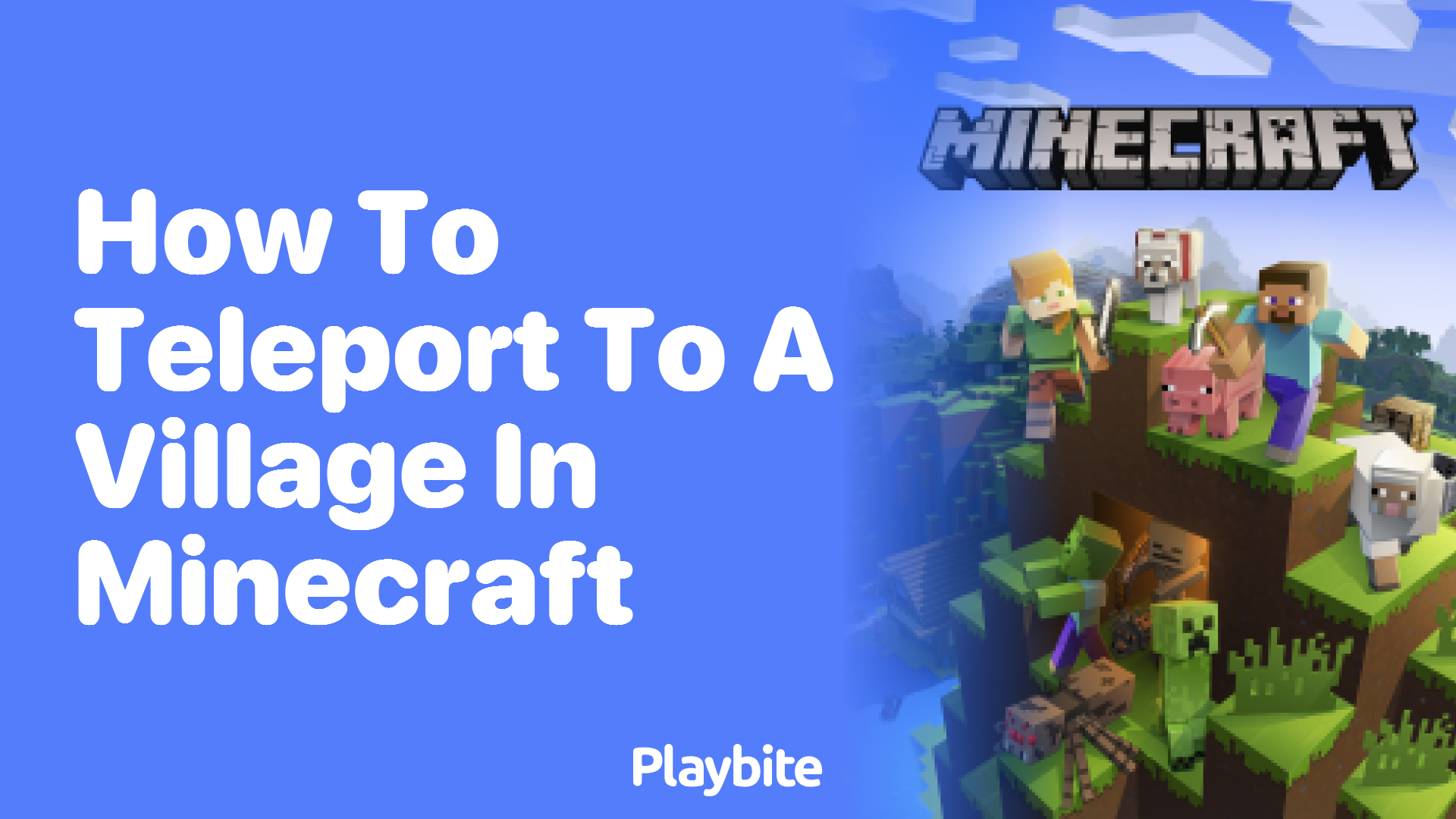 How to Teleport to a Village in Minecraft