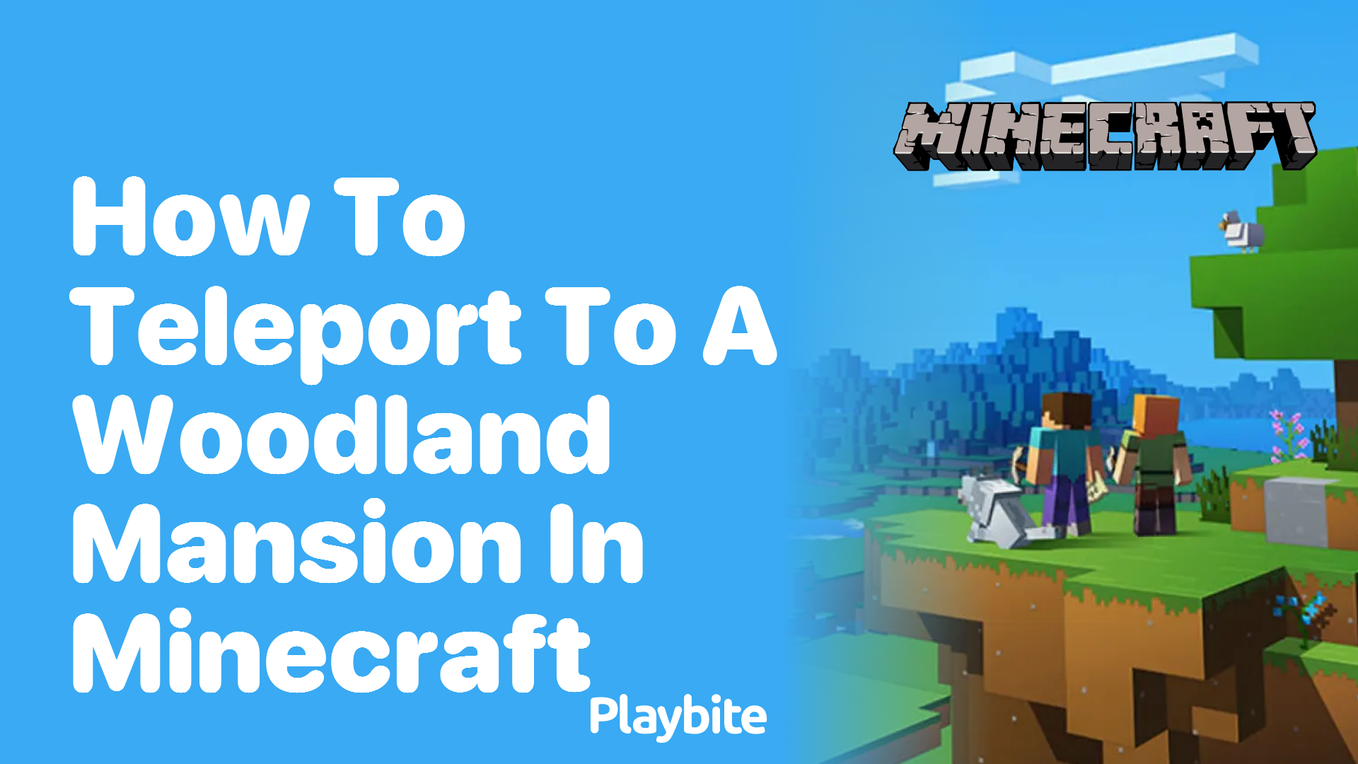 How to Teleport to a Woodland Mansion in Minecraft