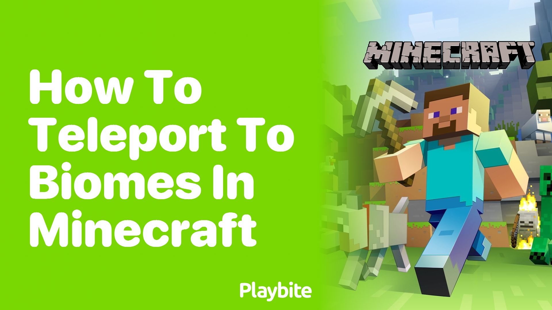 How to Teleport to Biomes in Minecraft