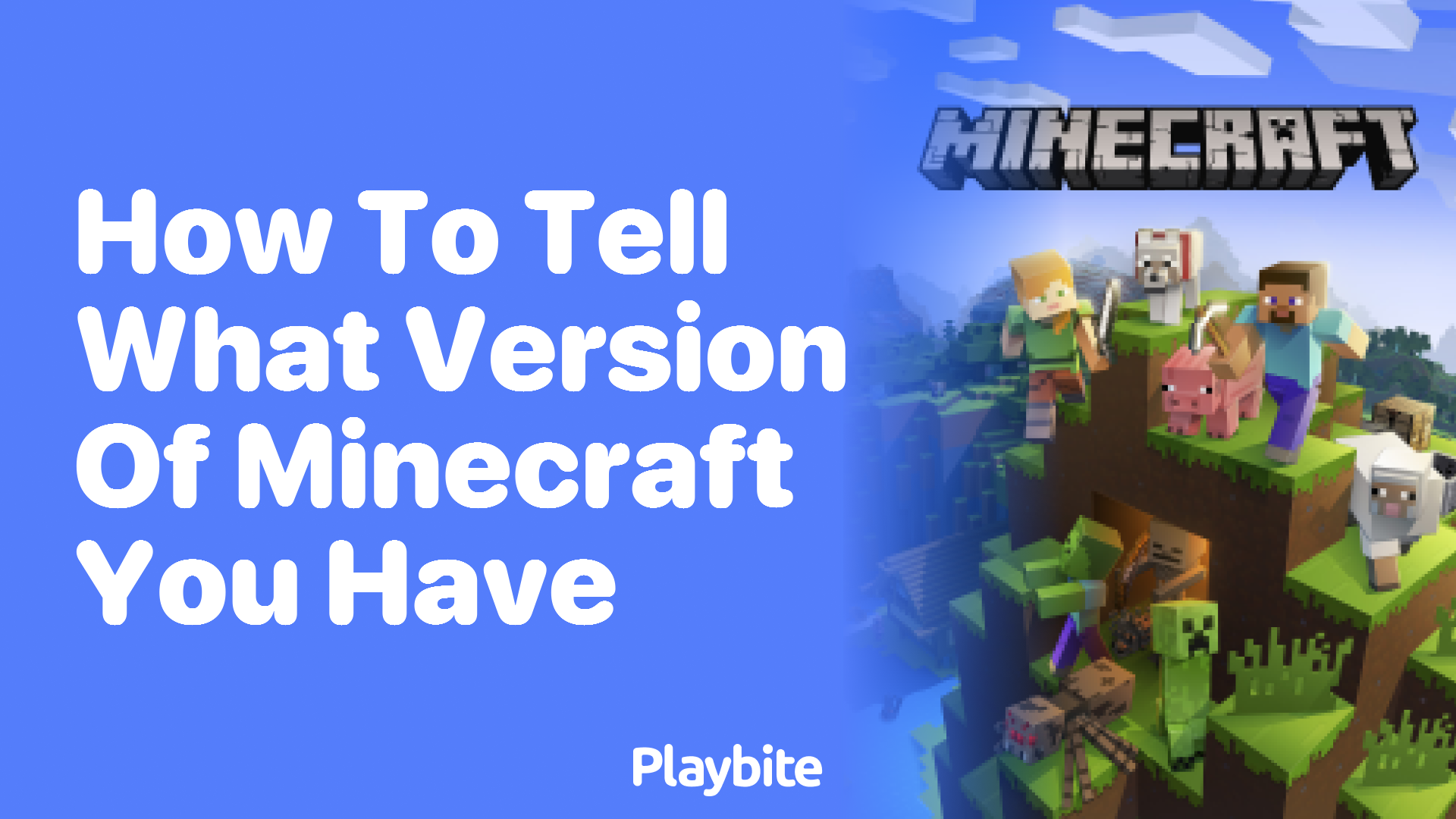 How to Tell What Version of Minecraft You Have