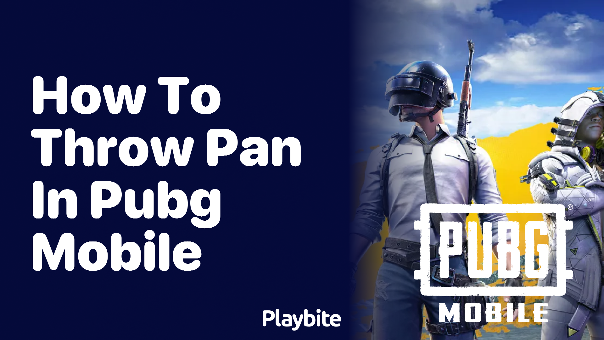 How to Throw a Pan in PUBG Mobile