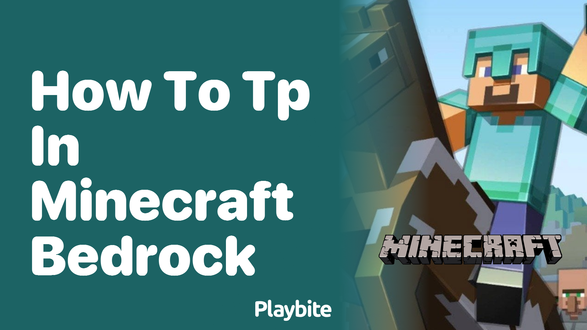 How to TP in Minecraft Bedrock Edition