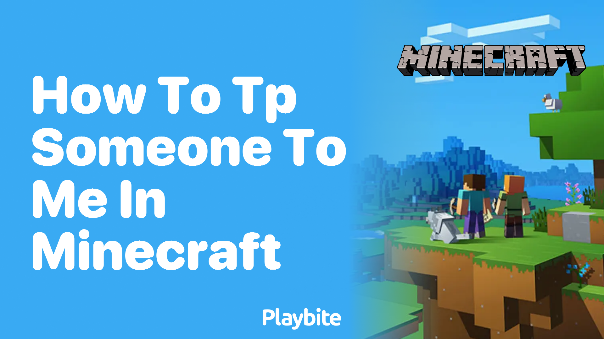 How to TP Someone to You in Minecraft