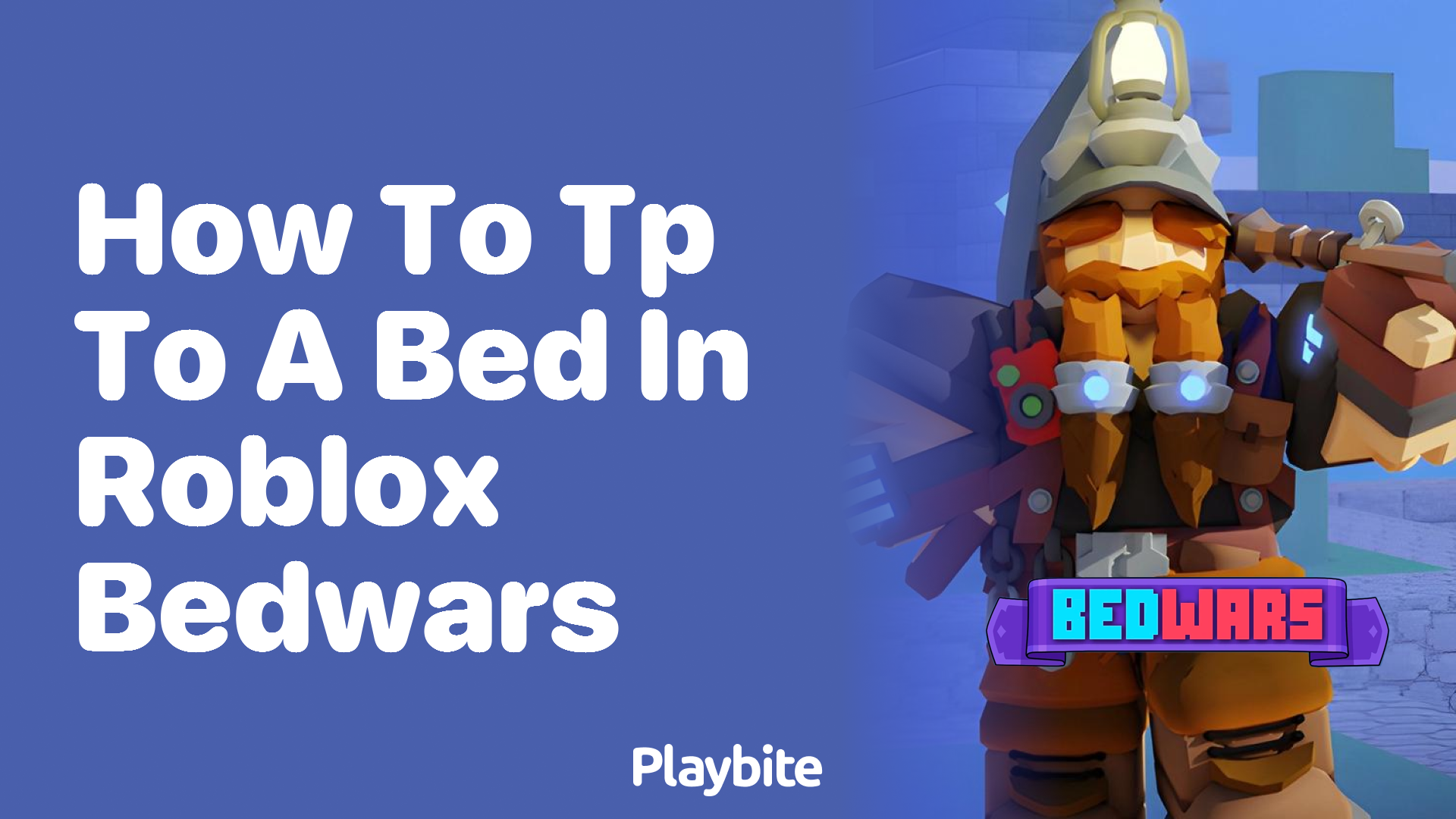 How to TP to a Bed in Roblox Bedwars