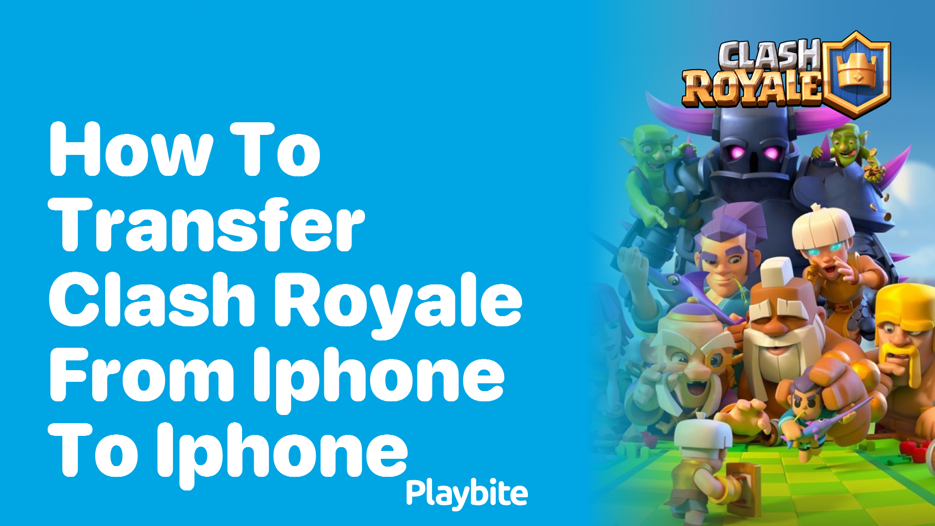 How to Transfer Clash Royale from iPhone to iPhone