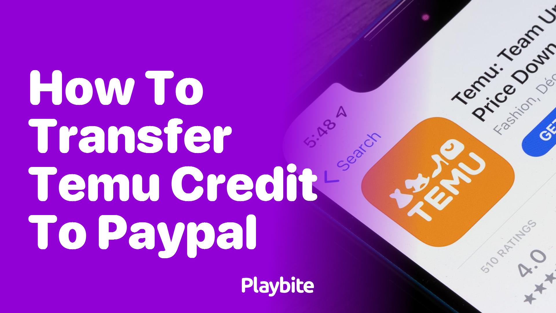 How to Transfer Temu Credit to PayPal?