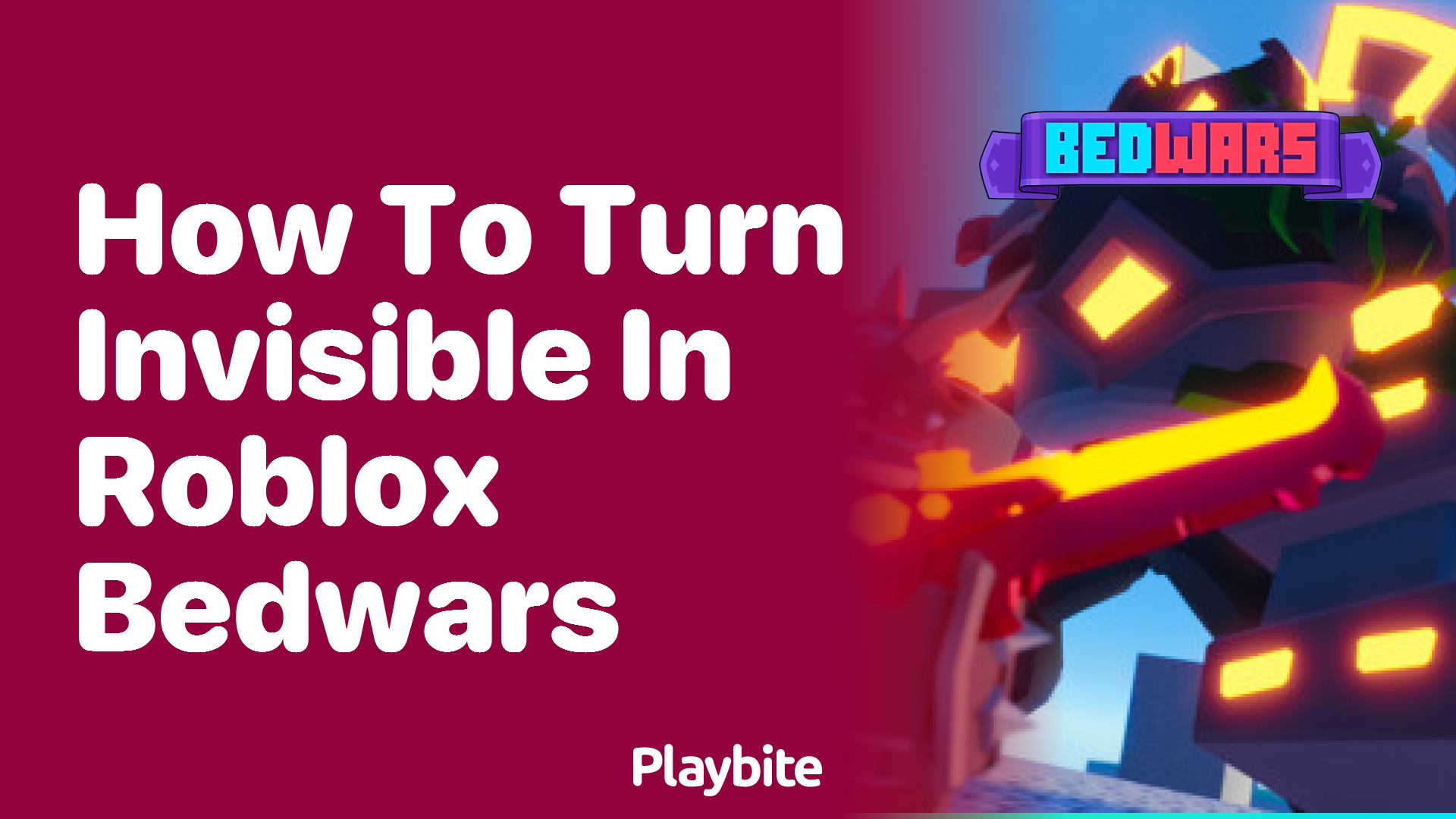 How to Turn Invisible in Roblox Bedwars