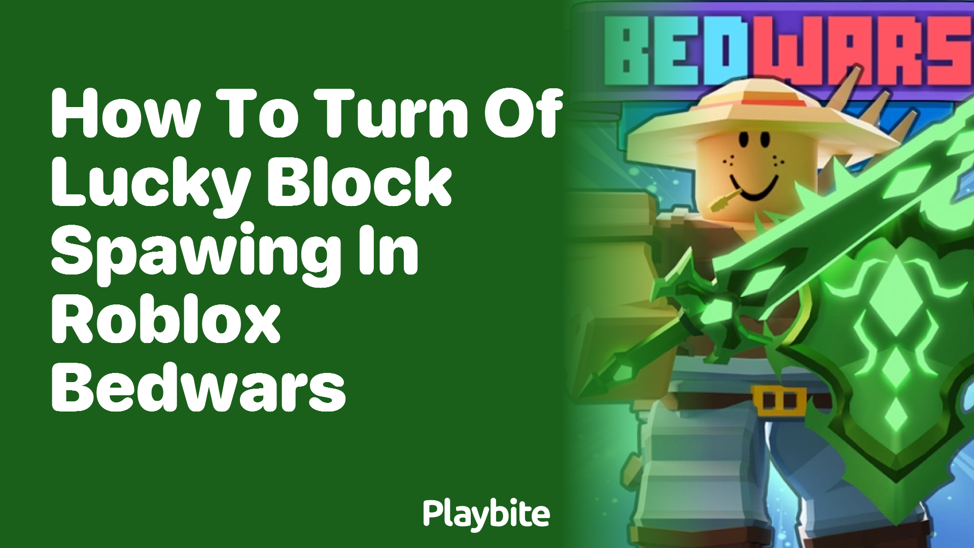 How to Turn Off Lucky Block Spawning in Roblox Bedwars