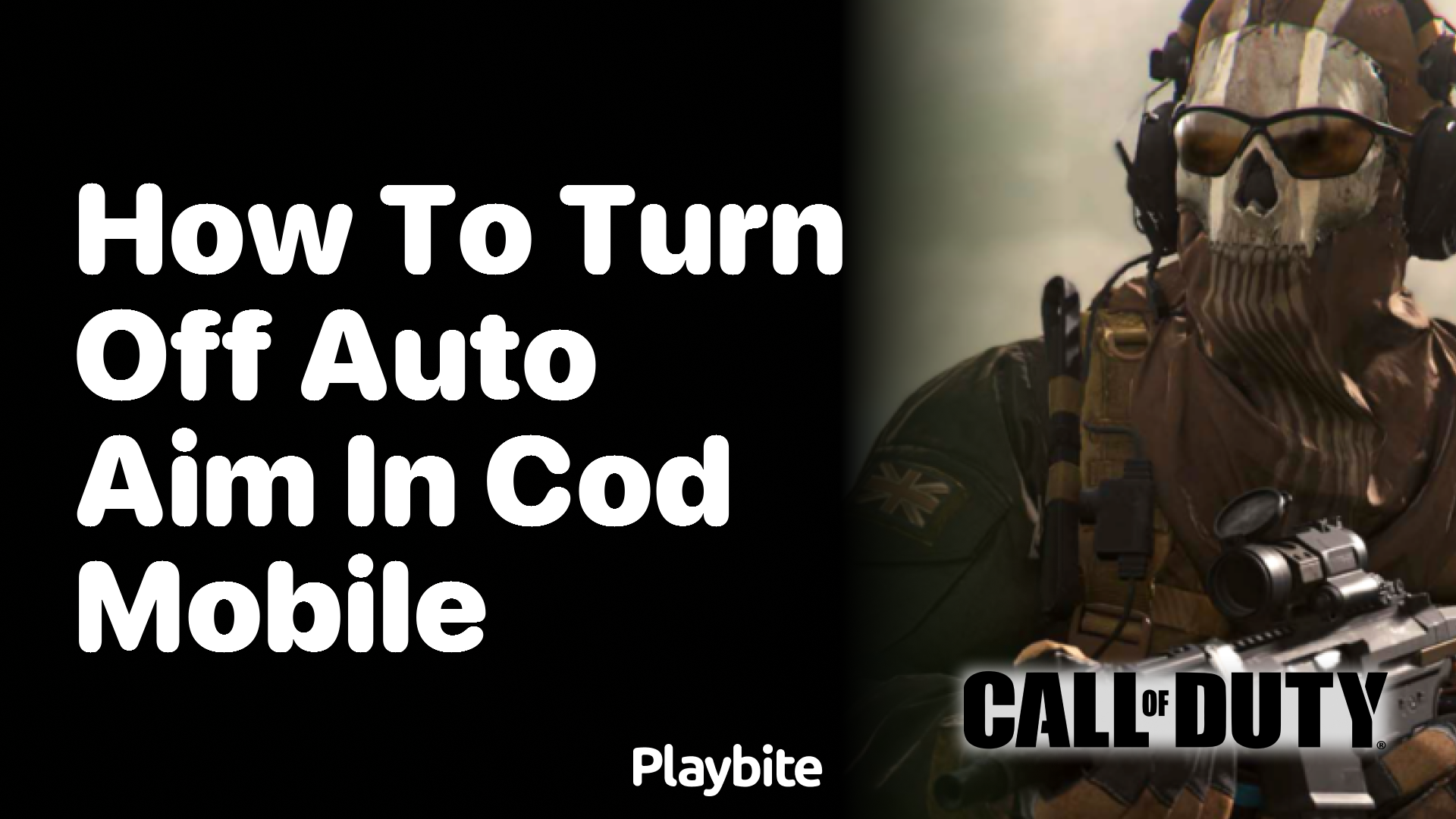 How to Turn Off Auto Aim in COD Mobile - Playbite