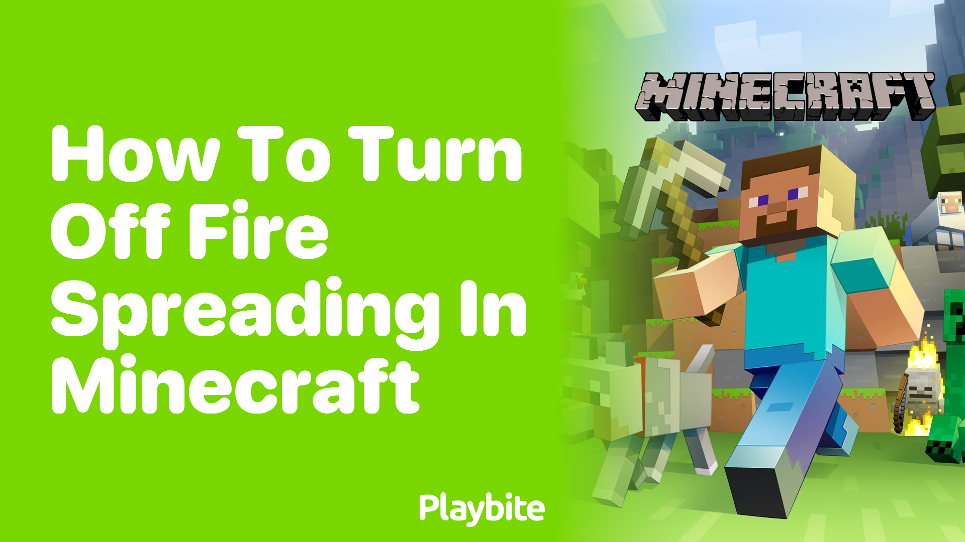 How to Turn Off Fire Spreading in Minecraft