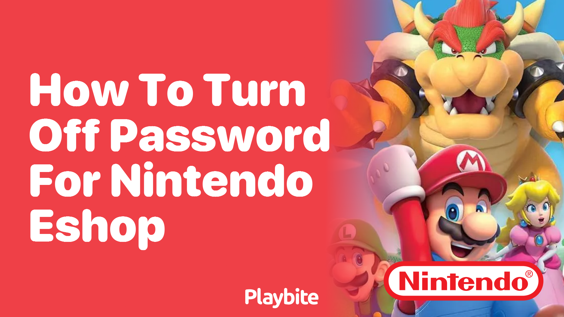 How to Turn Off Password for Nintendo eShop