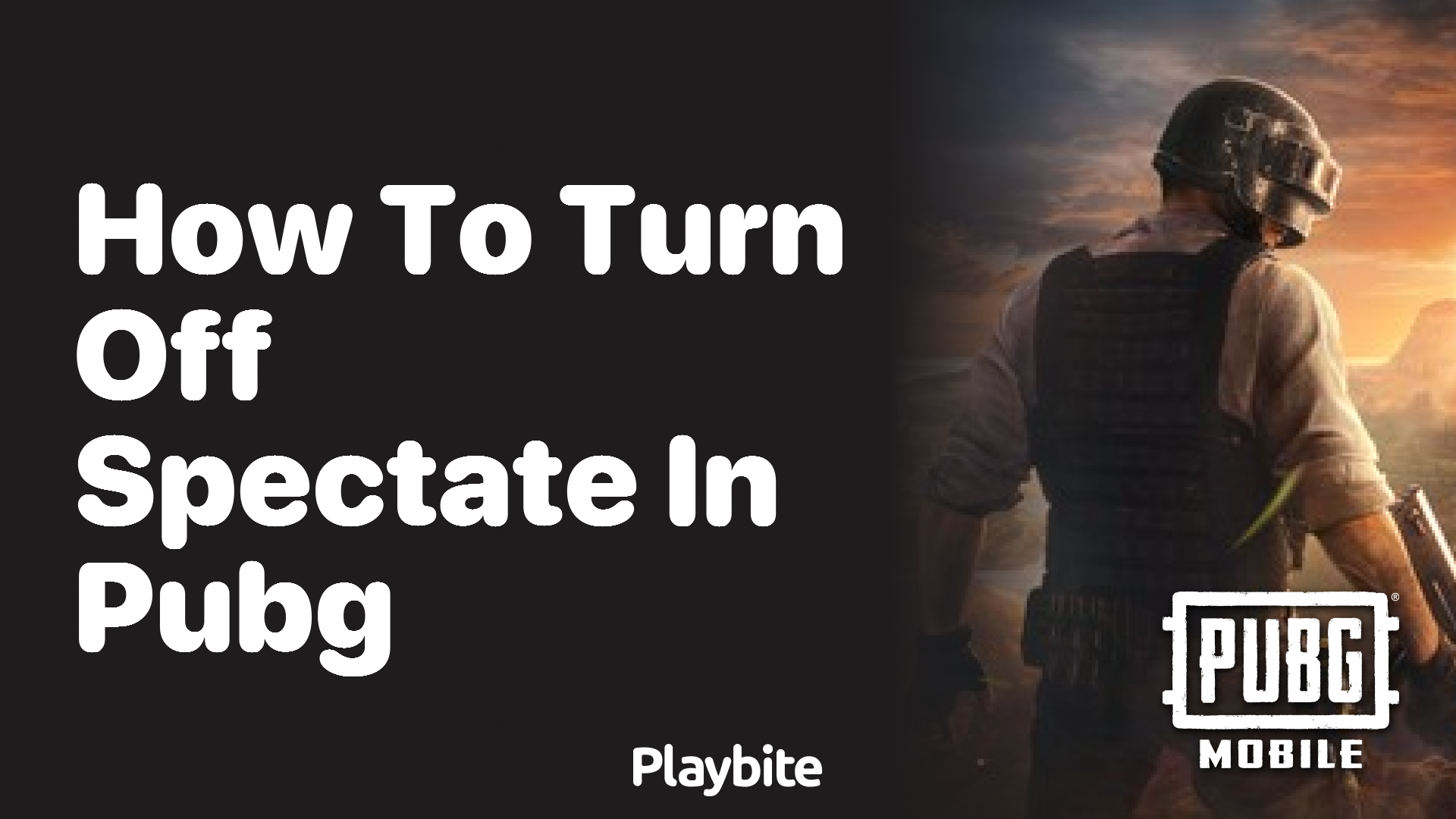 How to Turn Off Spectate in PUBG Mobile