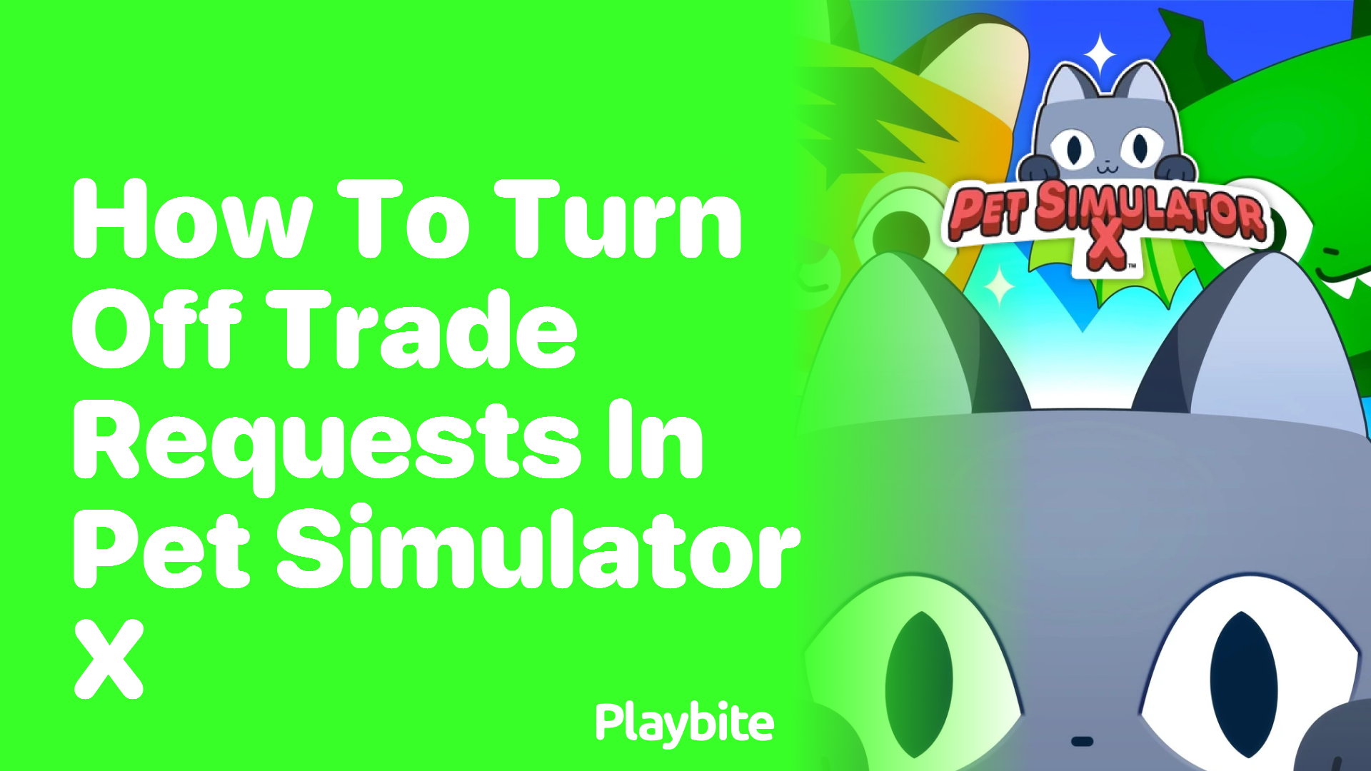 How to Turn Off Trade Requests in Pet Simulator X