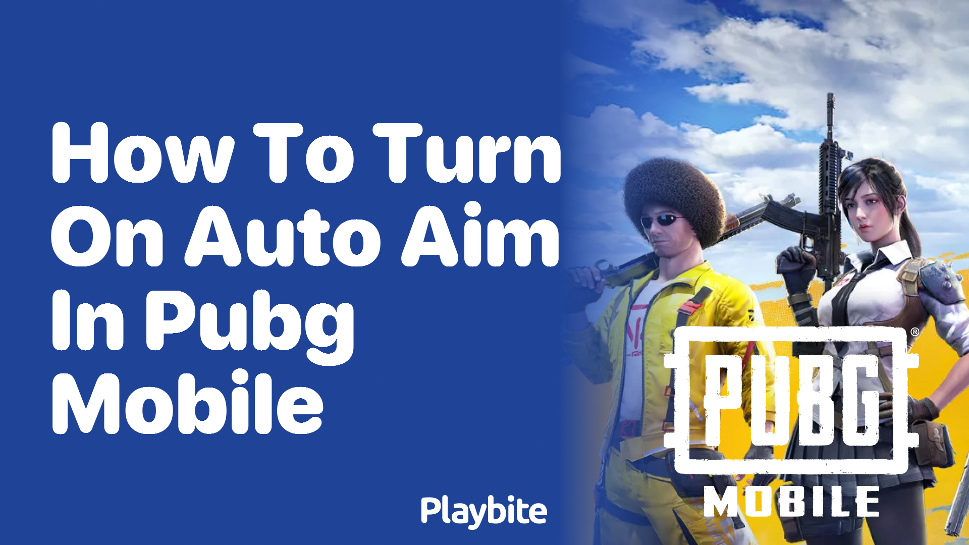 How to Turn On Auto Aim in PUBG Mobile - Playbite