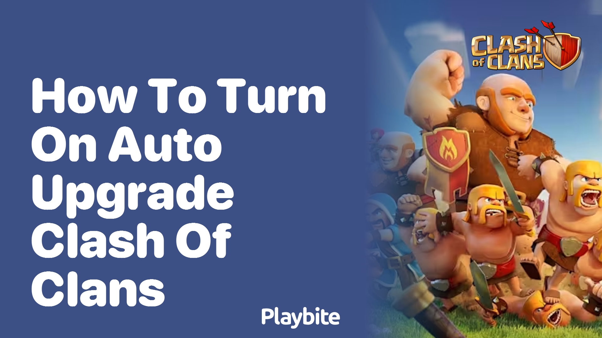 How to Turn On Auto Upgrade in Clash of Clans - Playbite