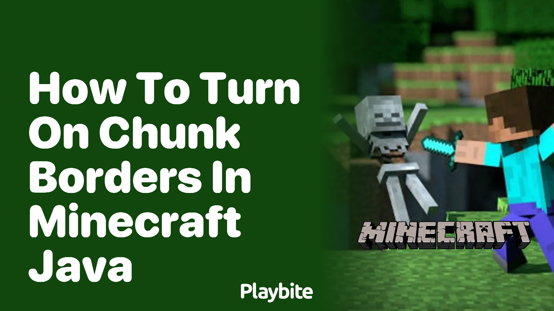 How to Turn On Chunk Borders in Minecraft Java