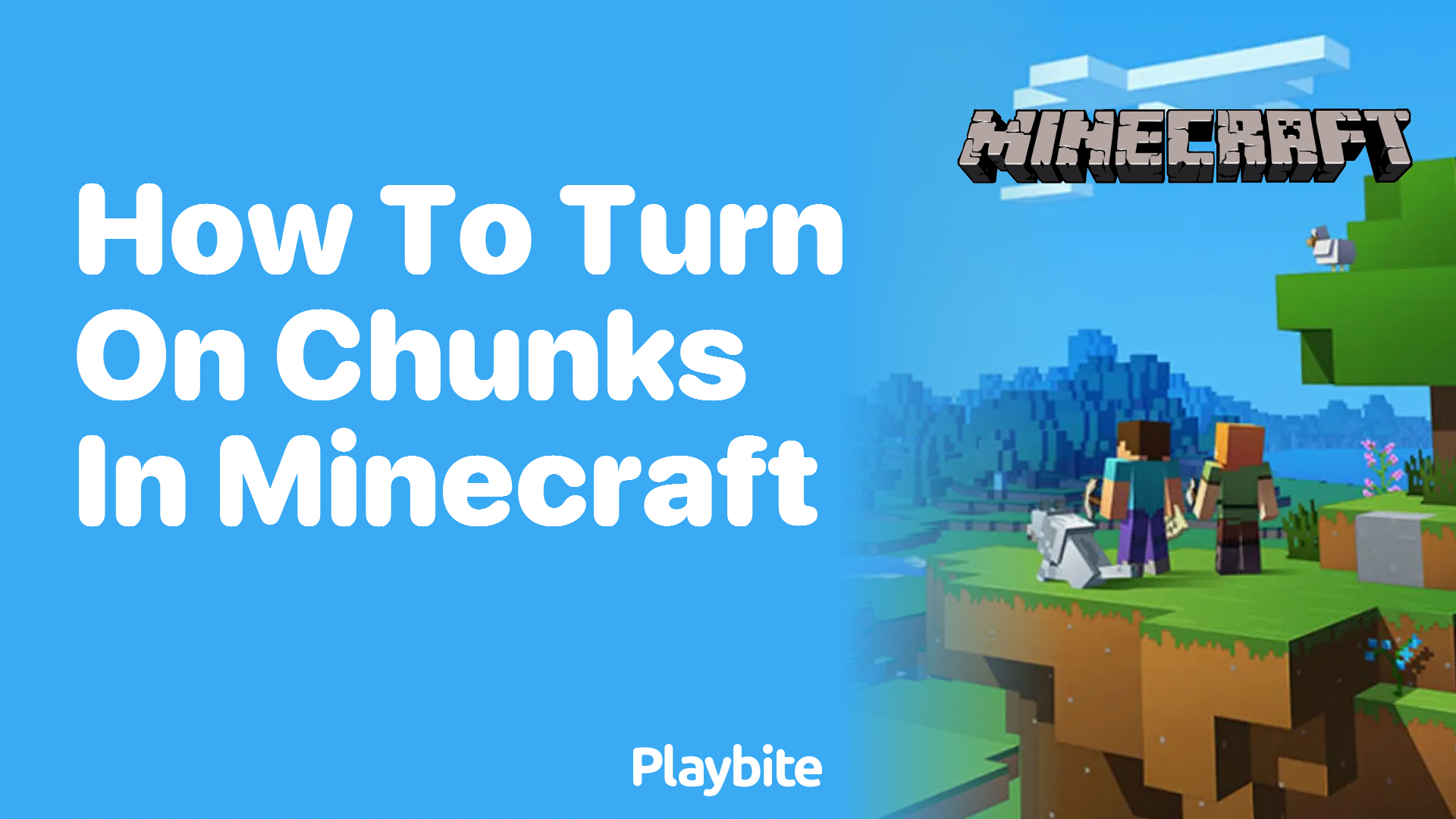 How to Turn on Chunks in Minecraft