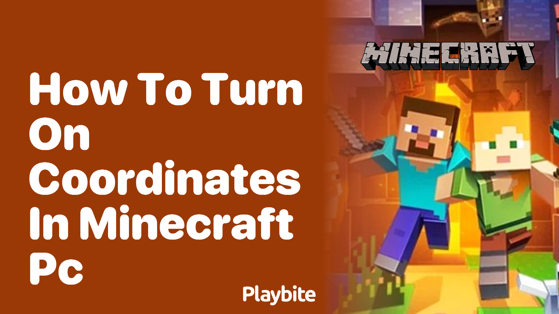 How to Turn On Coordinates in Minecraft PC?