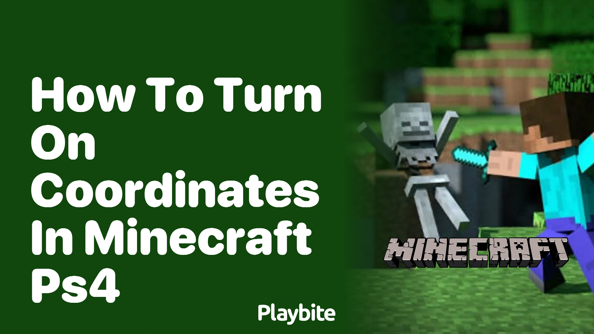 How to Turn On Coordinates in Minecraft PS4: A Simple Guide